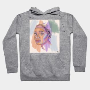 Watercolor Portrait Hoodie